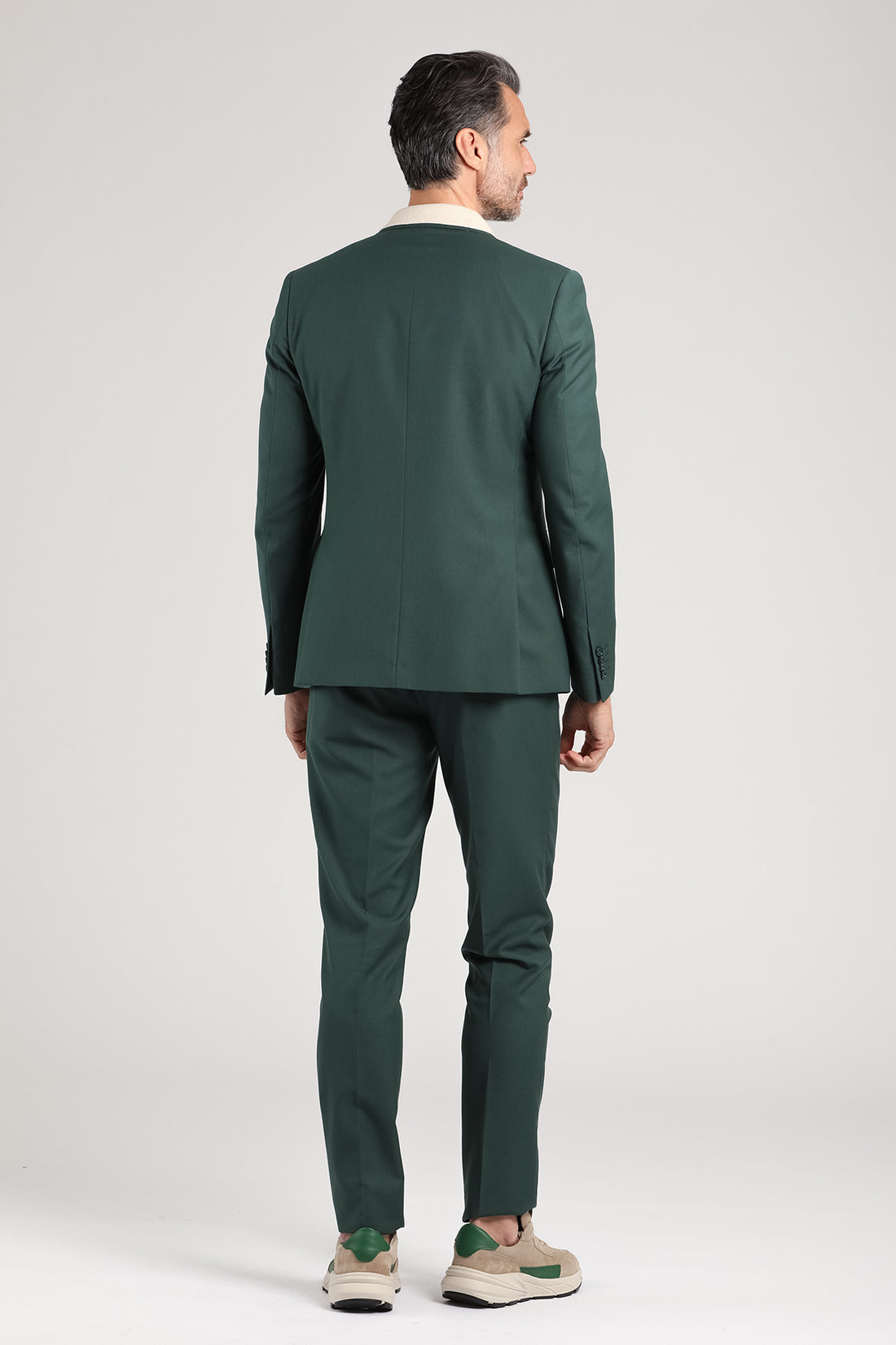 abito verde scuro uomo