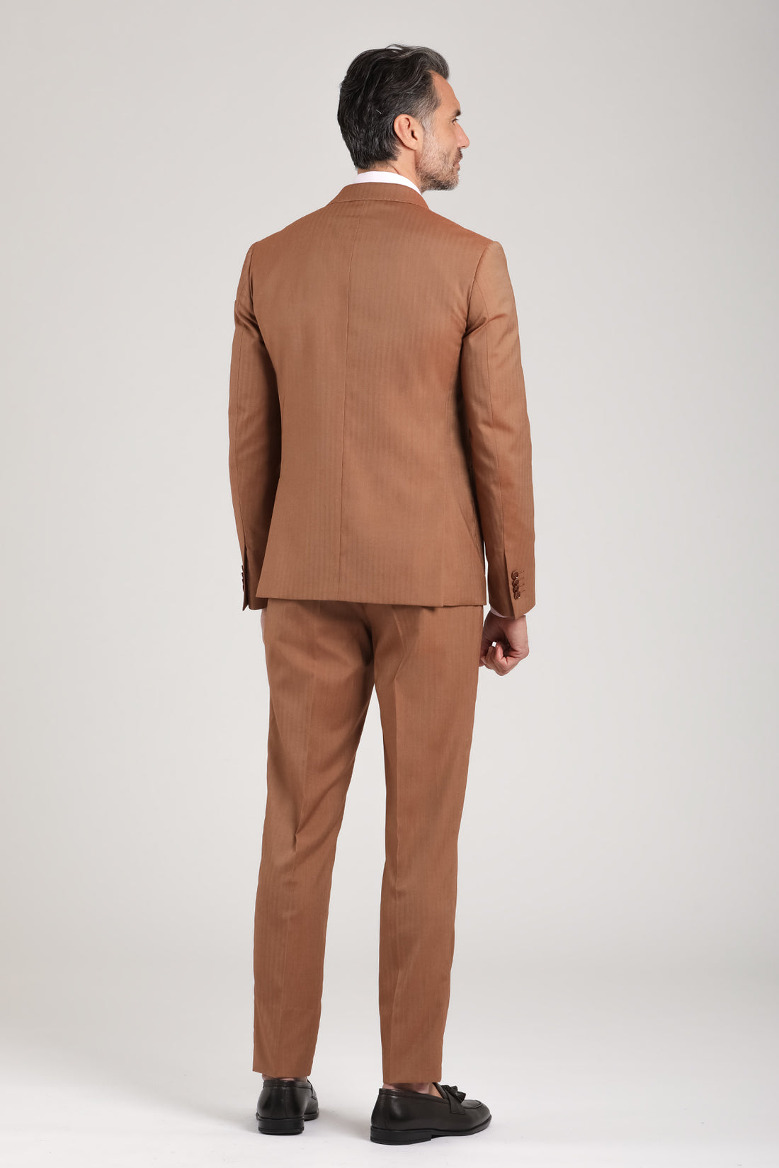 abito marrone da uomo drop 7