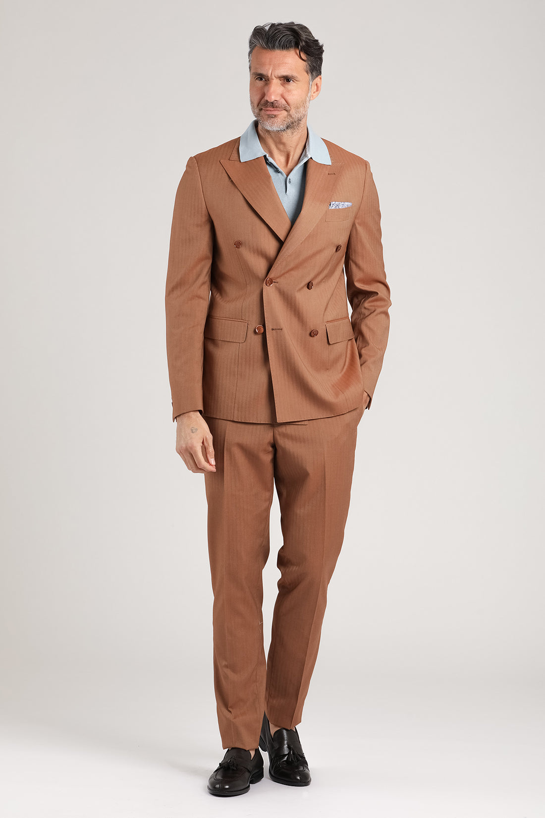 abito doppiopetto drop 7 da uomo