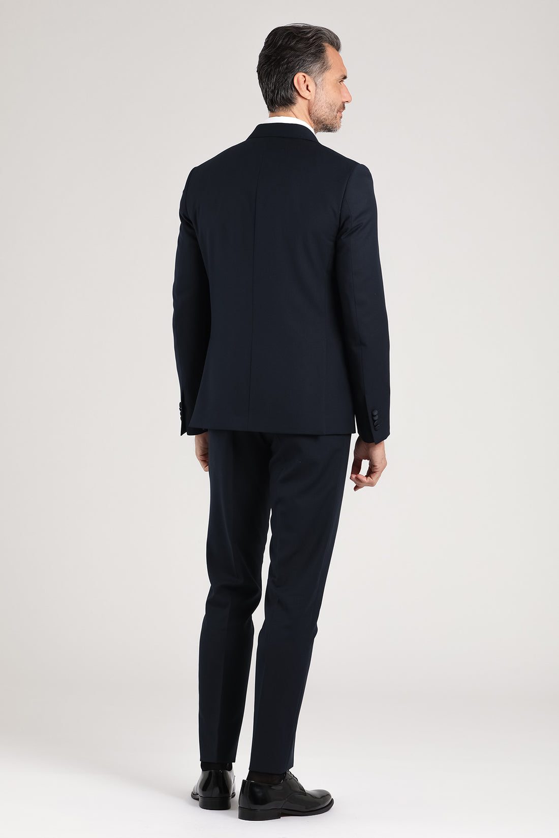 Abito doppiopetto blu navy