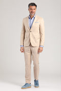 abito da uomo beige drop 7
