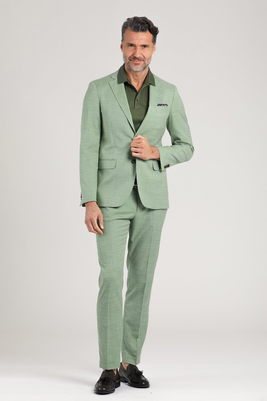 abito verde da uomo drop 7