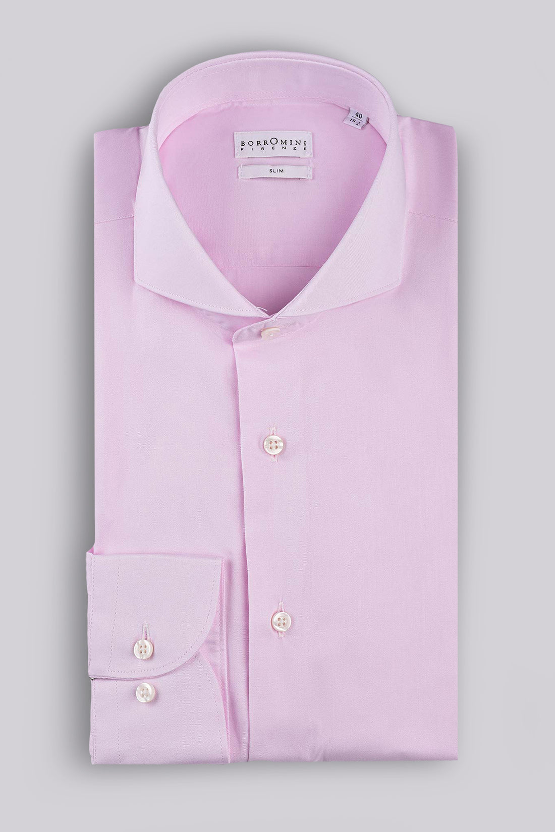 Camicia collo francese - Rosa