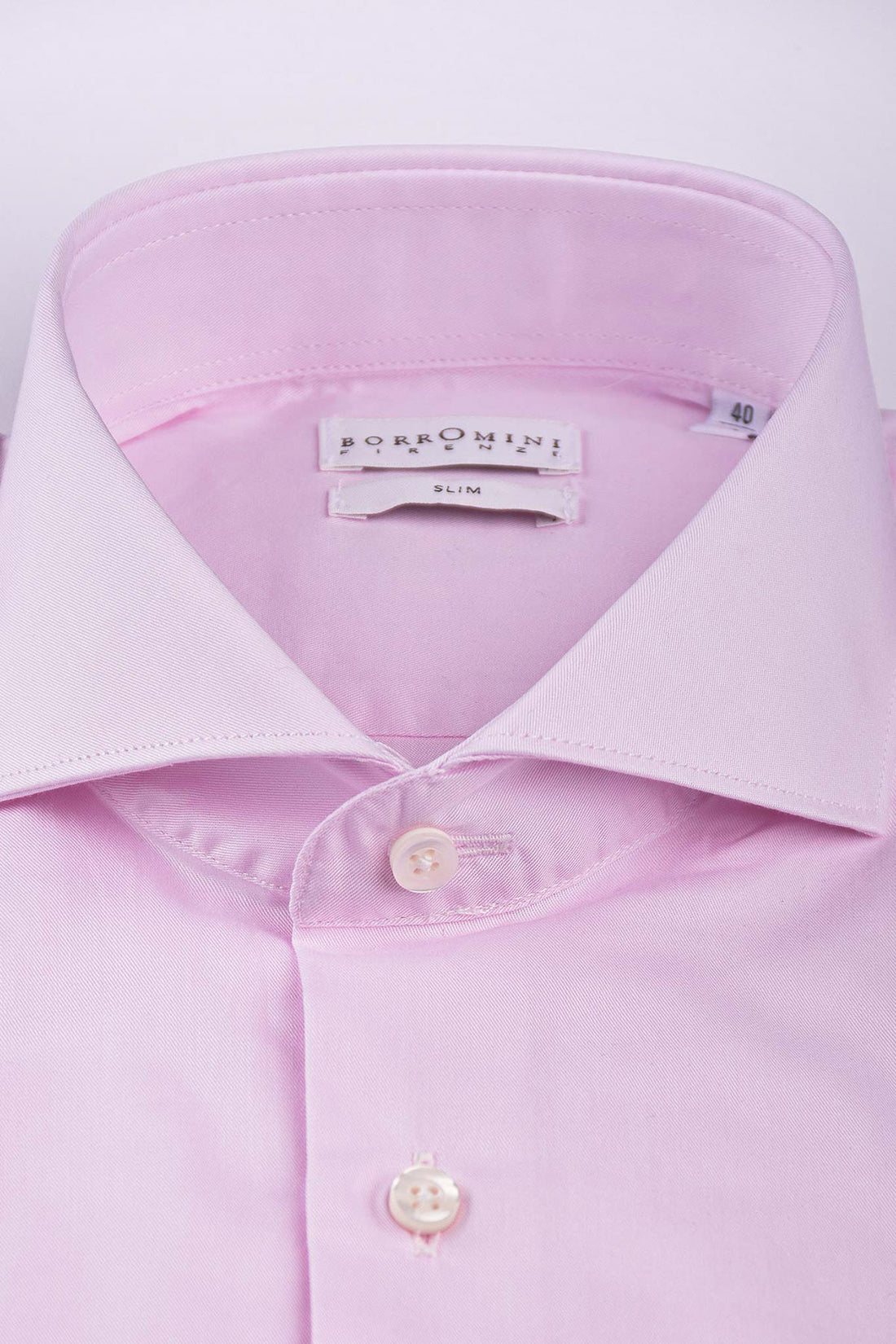 Camicia collo francese - Rosa