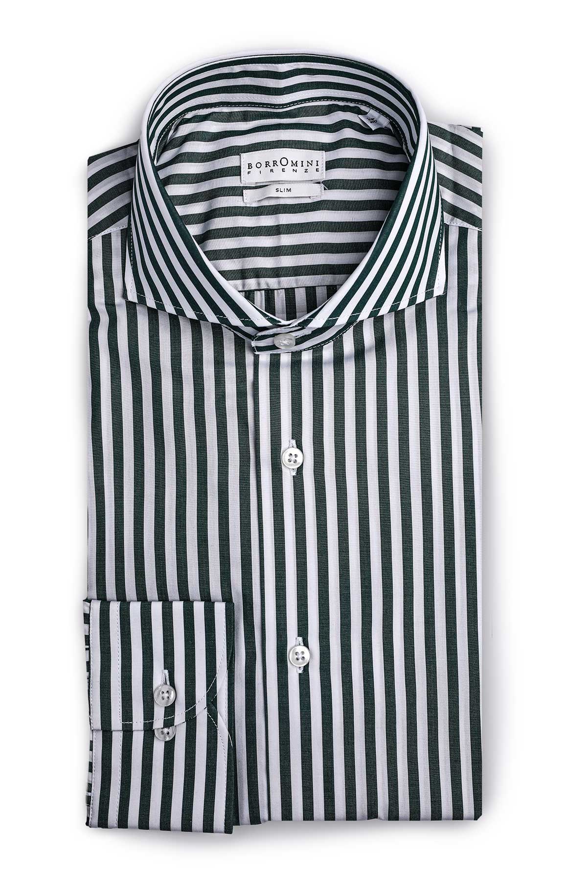 Camicia uomo a righe verticali in cotone – Stile e qualità