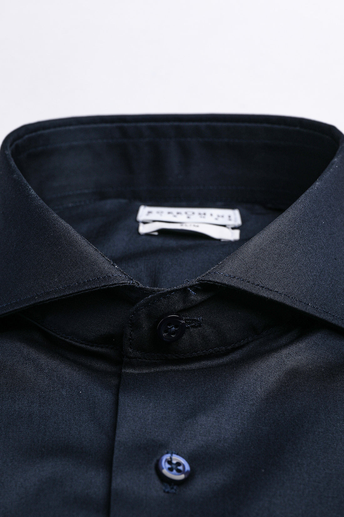 Camicia collo francese - Blu