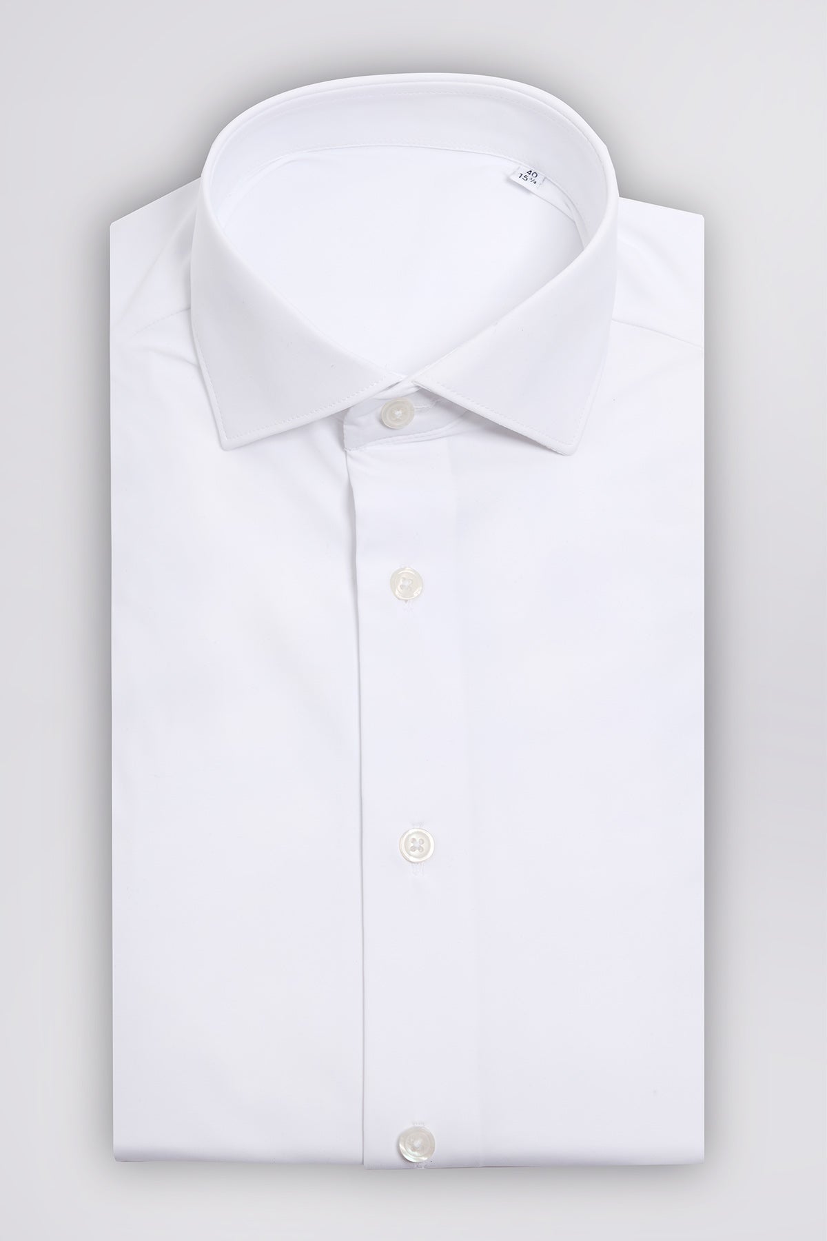 Camicia collo francese elasticizzata - Main Image