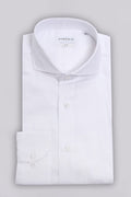 Camicia da uomo in lino Modello Francia ORI200 bianco-W001