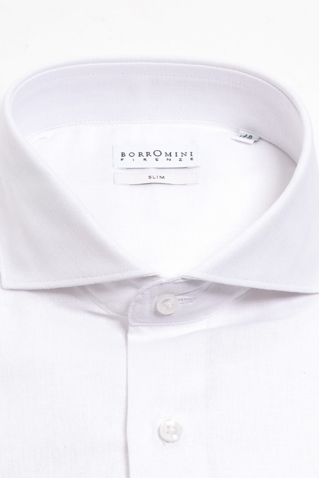 Camicia da uomo in lino Modello Francia ORI200 bianco-W001