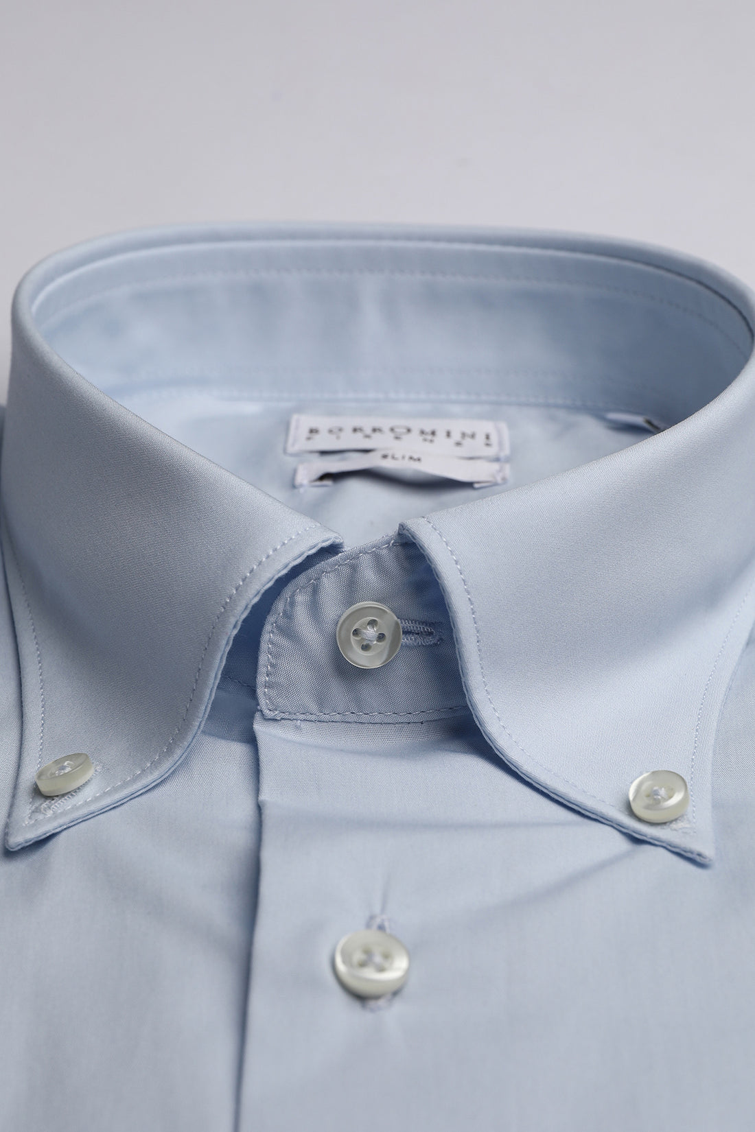 Camicia button-down celeste