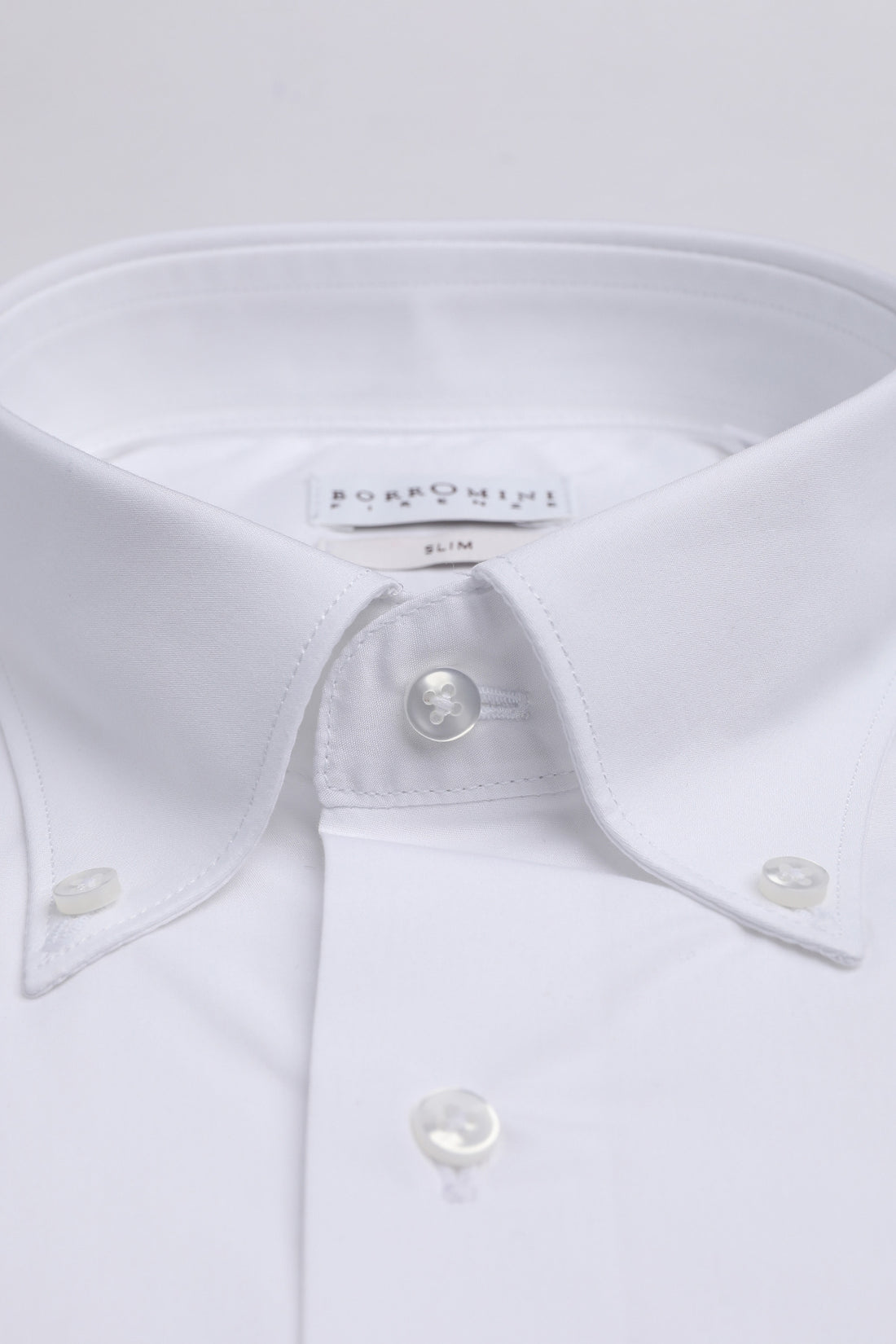 camicia da uomo butto-down bianca