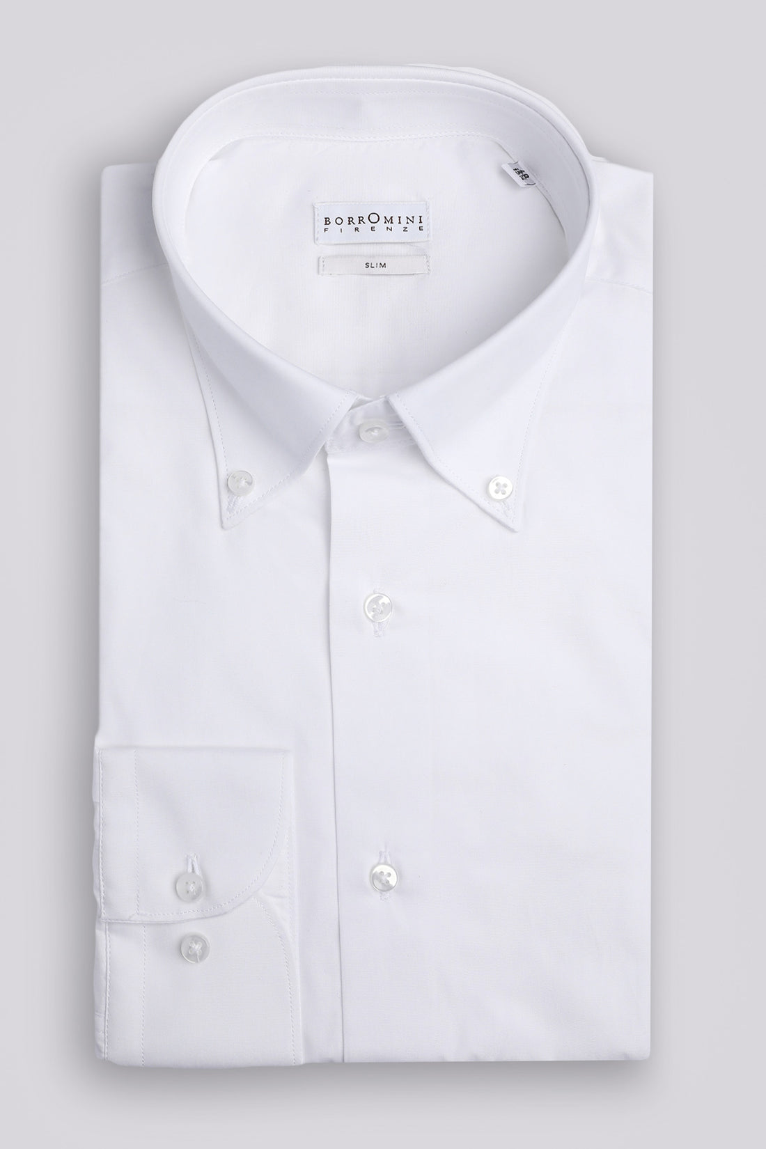 camicia da uomo butto-down bianca