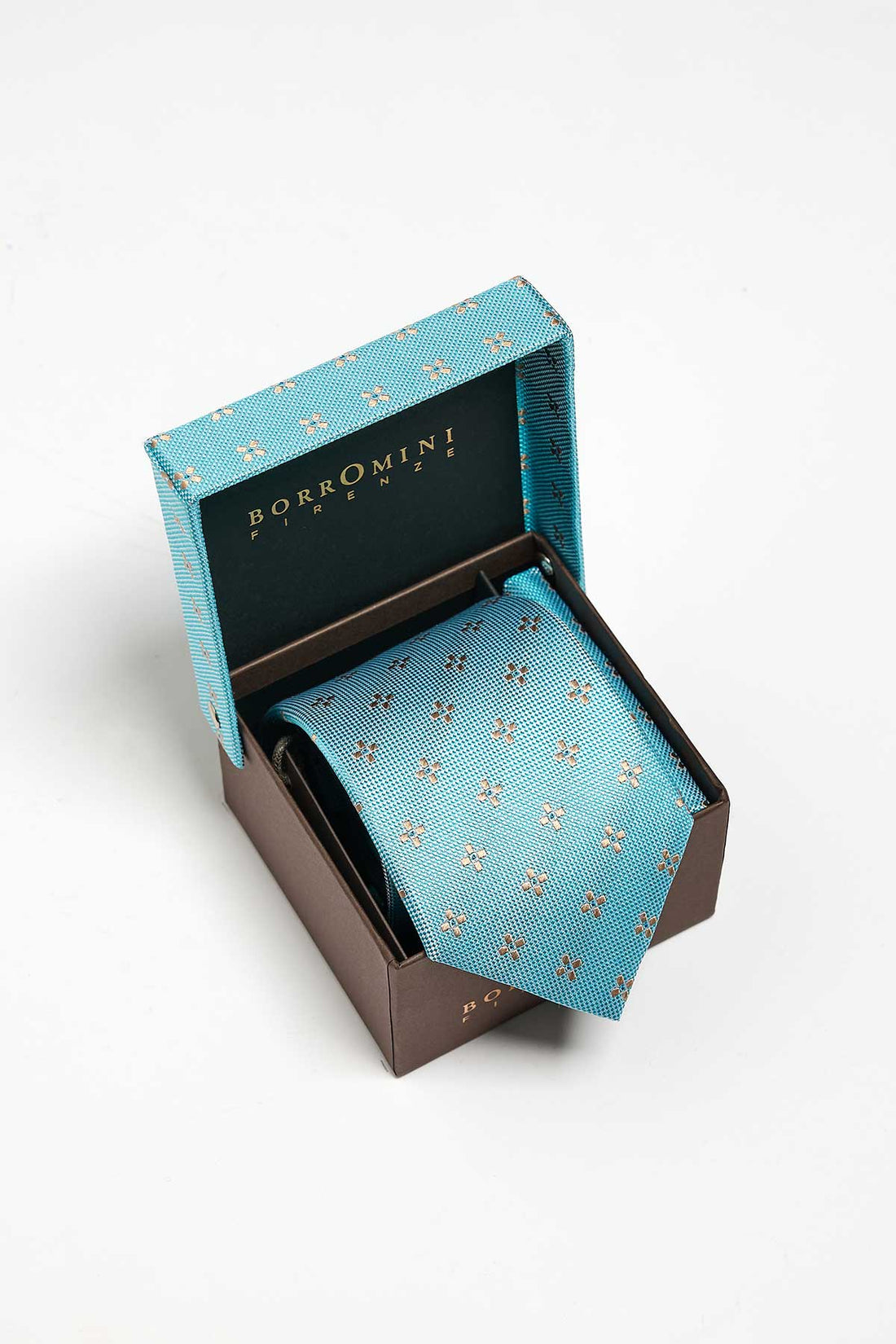 Cravatta da uomo in seta con pochette BOX-38C
