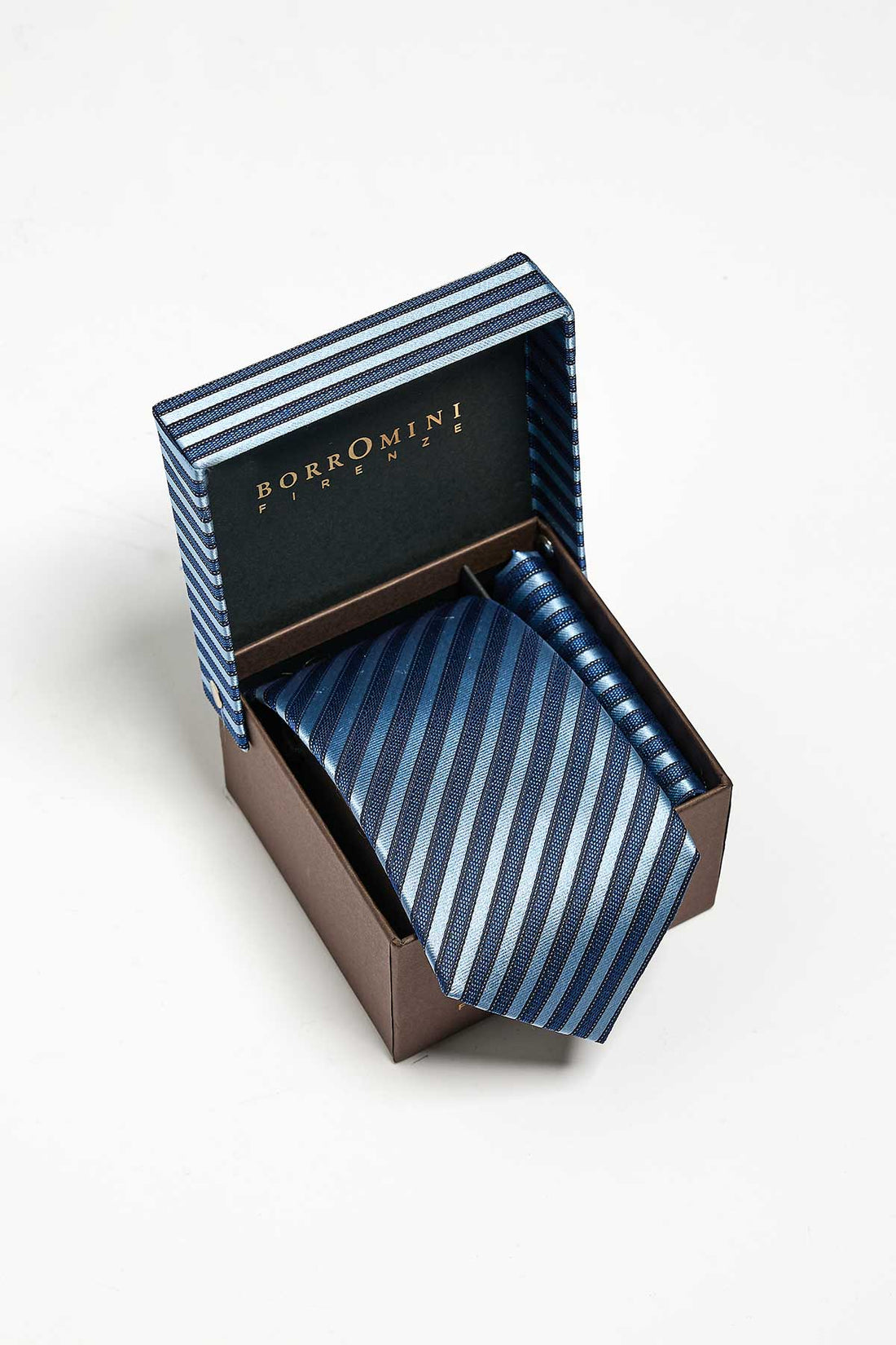 Cravatta da uomo in seta con pochette BOX-39C