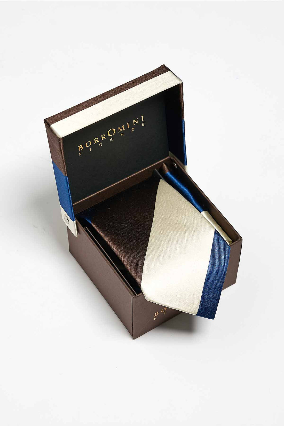 Cravatta da uomo in seta con pochette BOX-50C