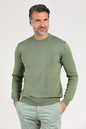 Maglia girocollo a manica lunga