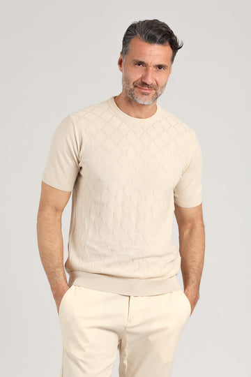 Maglia girocollo a manica corta