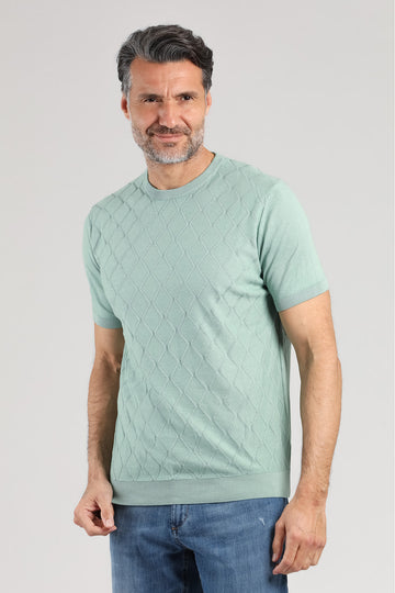 Maglia girocollo a manica corta