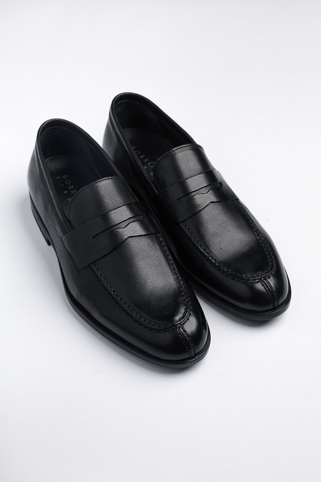 Mocassino con bendina da uomo nero