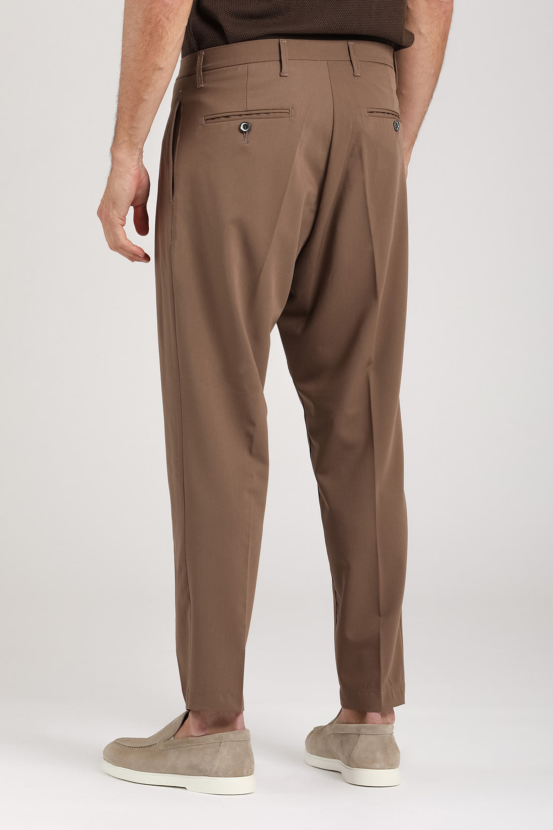 Pantalone doppia pince da uomo