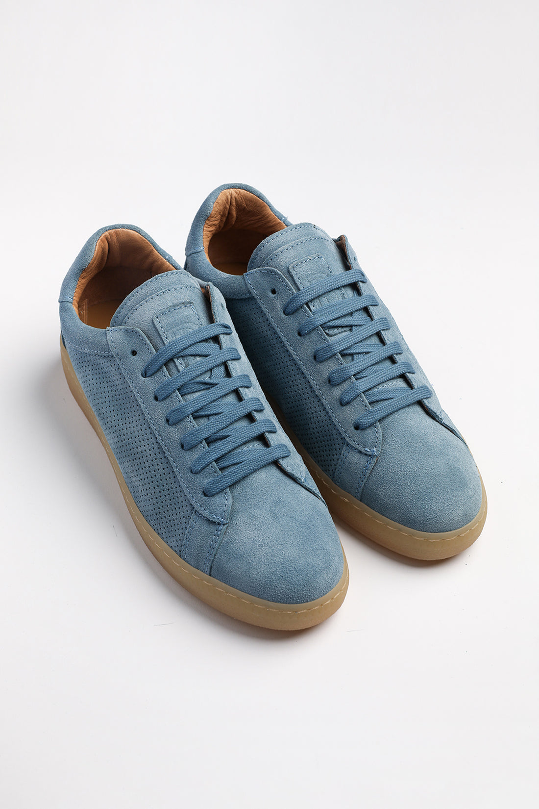 Sneakers in camoscio microforato