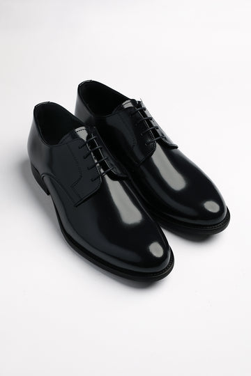 Scarpa Derby in pelle abrasivata