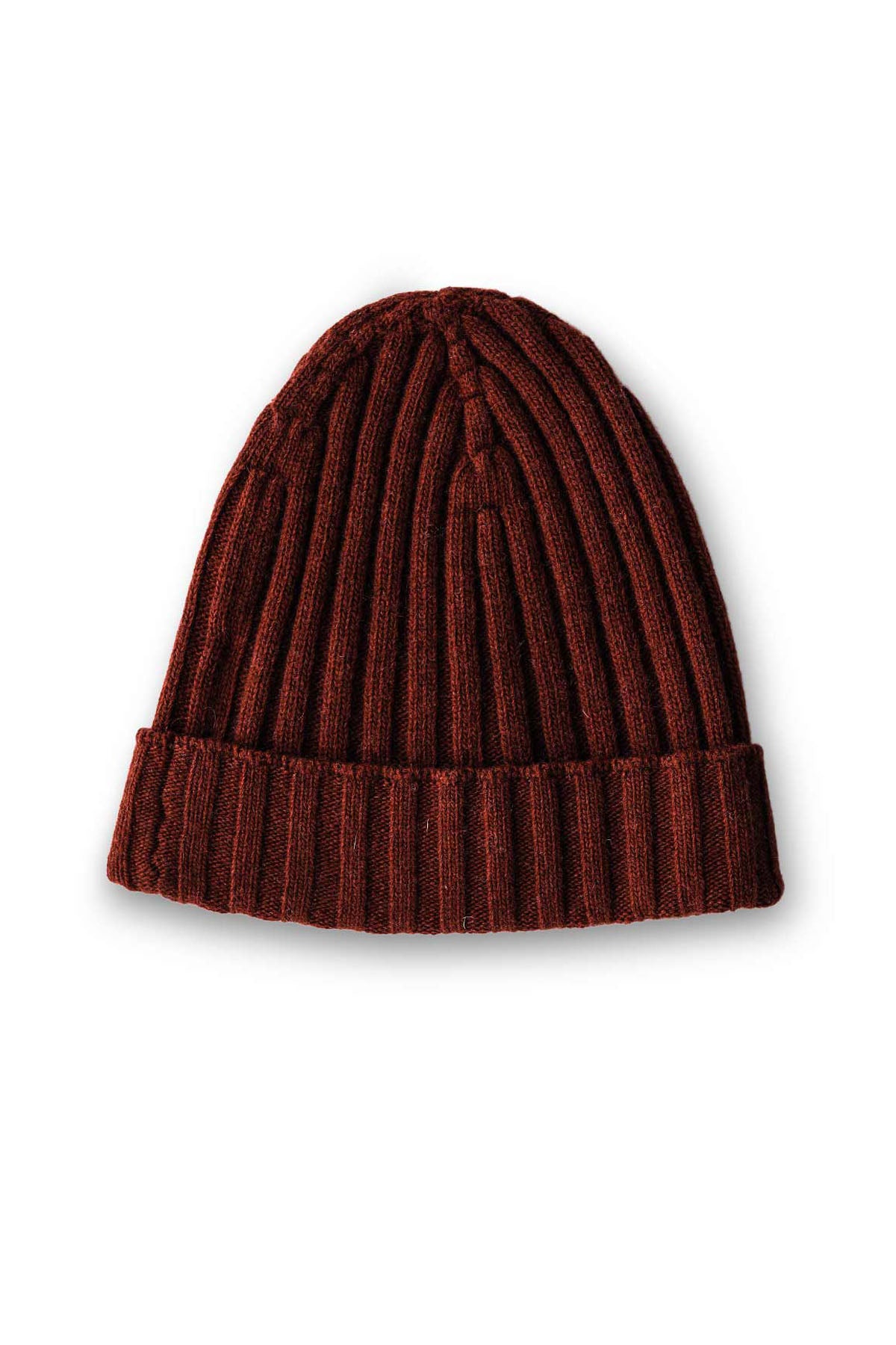 Cappello misto cashmere a costine
