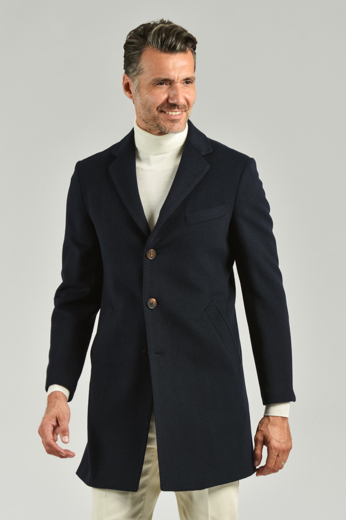 Pure wool baronet coat