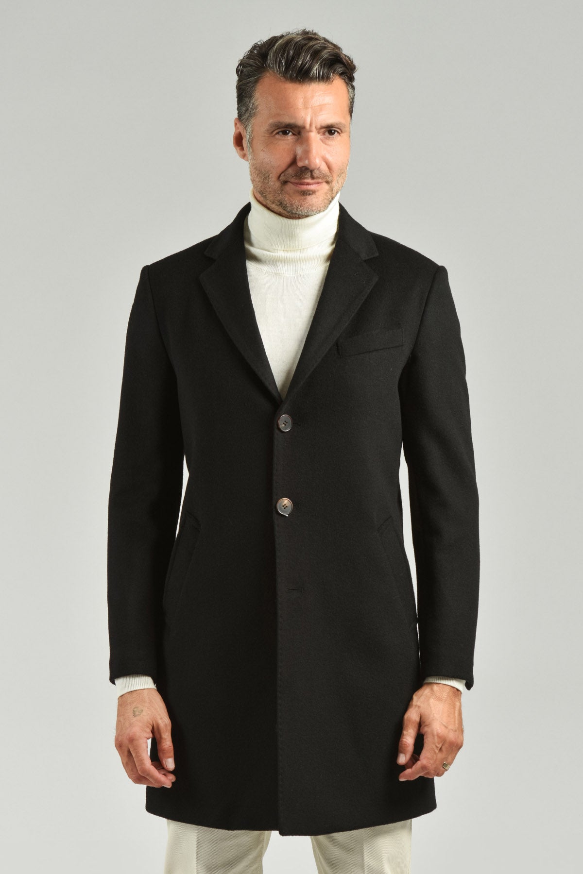 Pure wool baronet coat