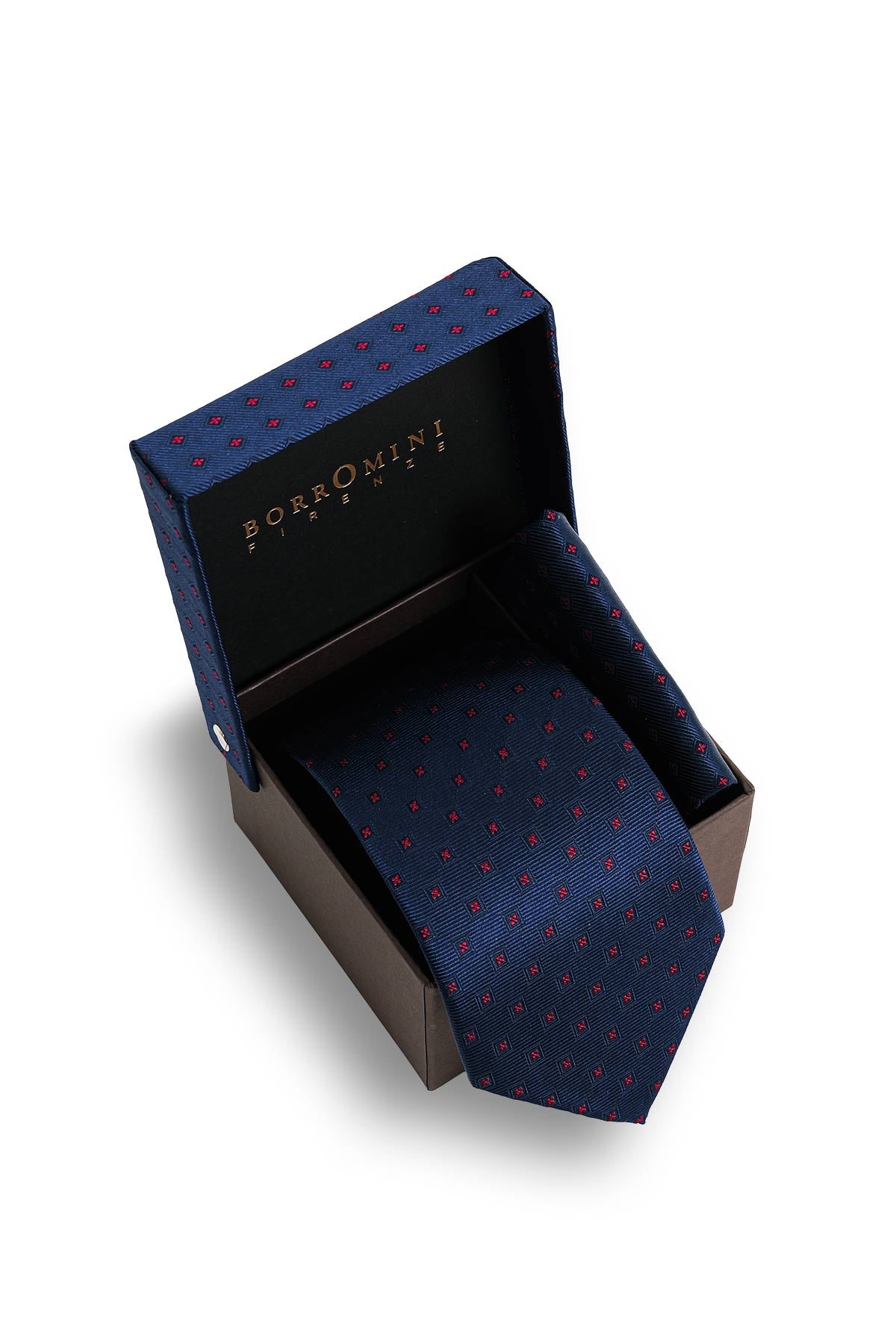 Silk tie with pocket square