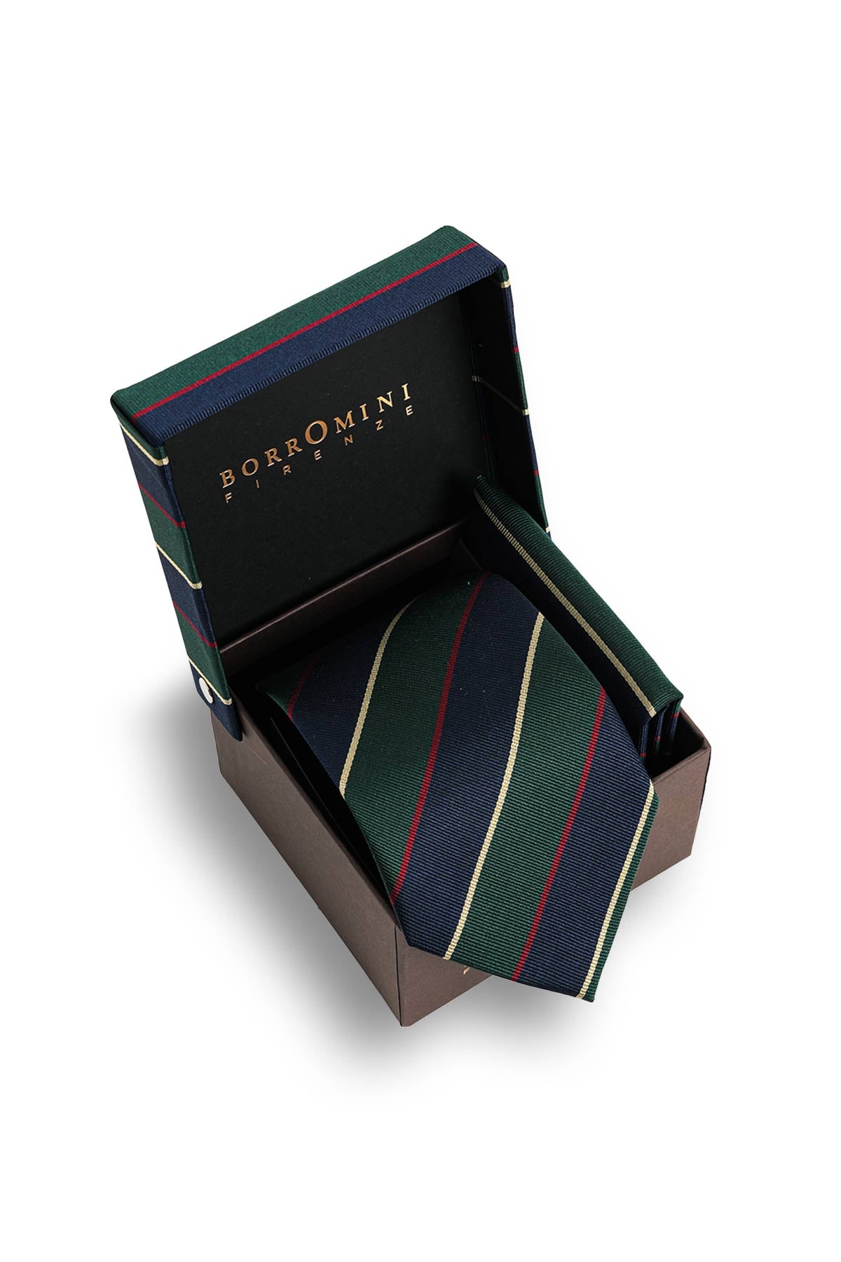 Silk tie with pocket square