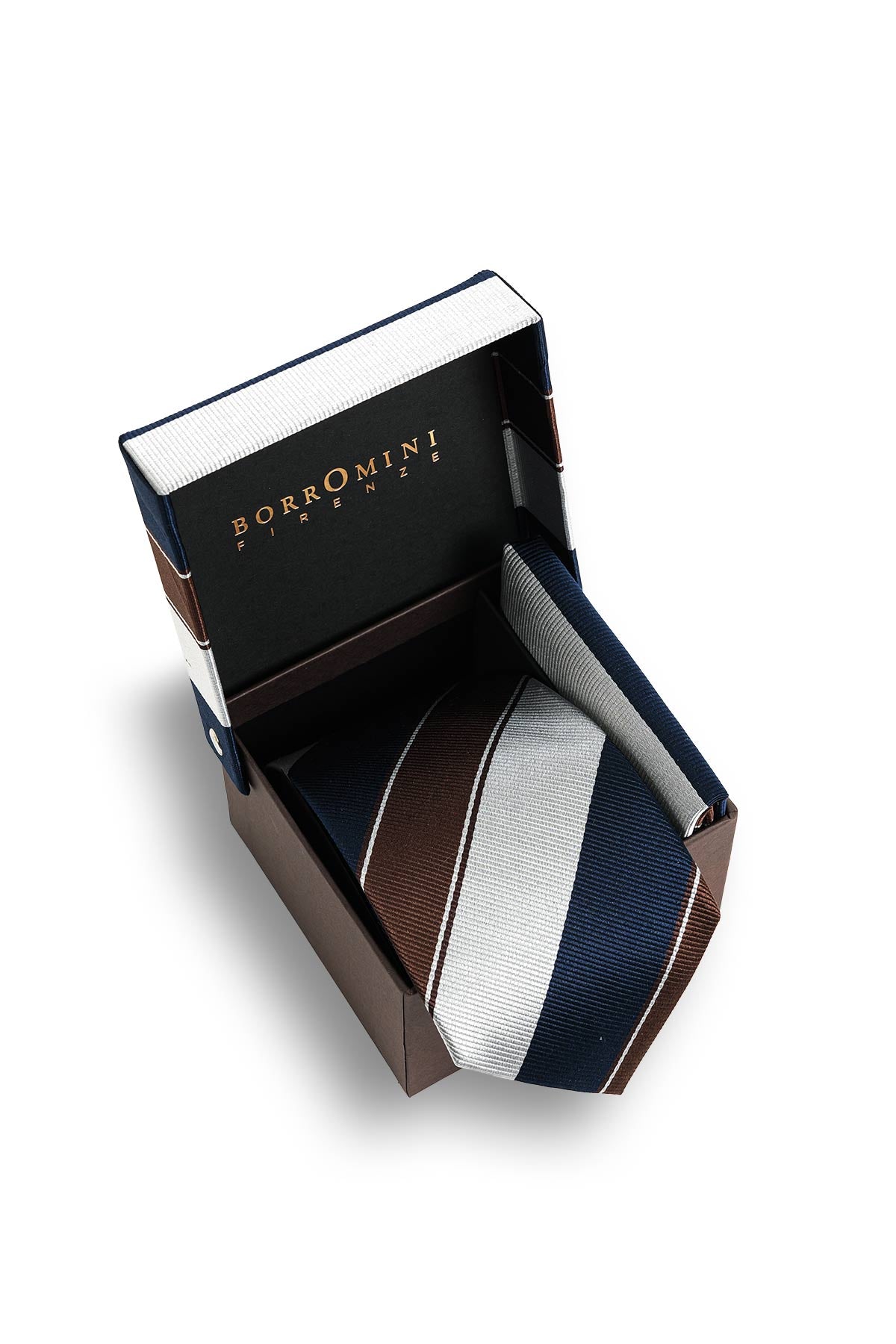 Silk tie with pocket square