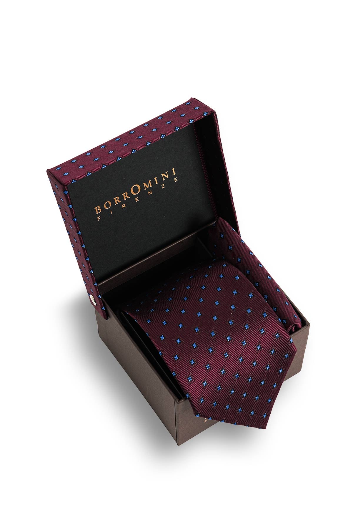 Silk tie with pocket square
