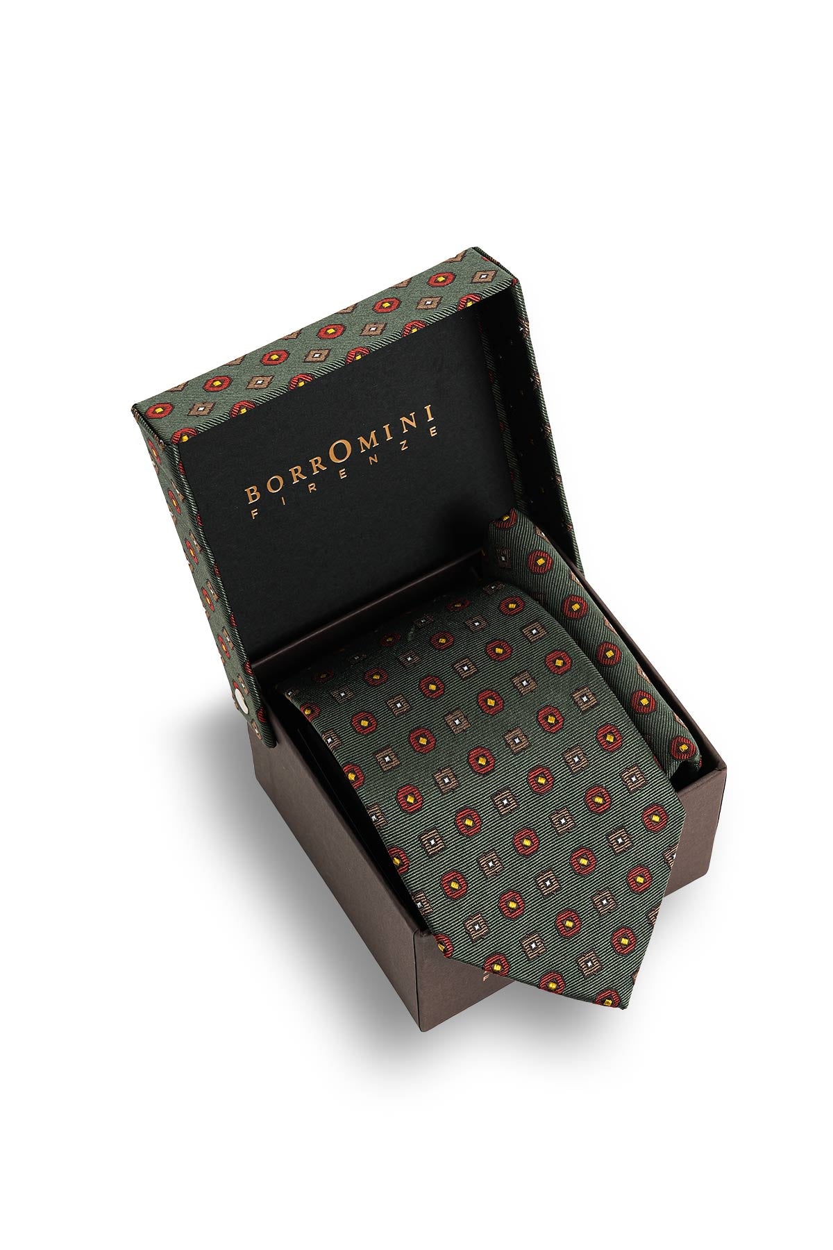 Silk tie with pocket square