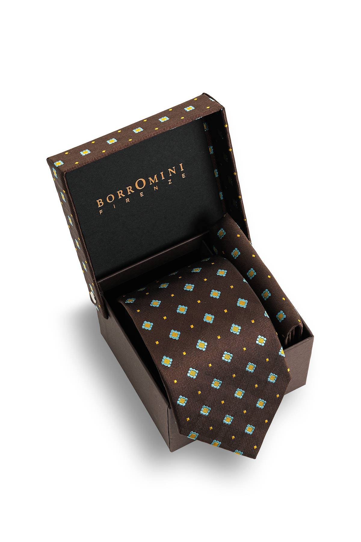 Silk tie with pocket square