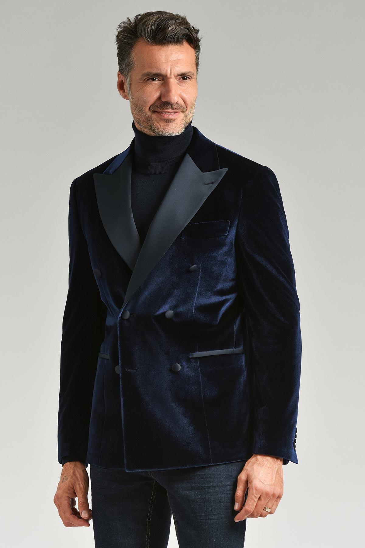 Double-breasted formal jacket