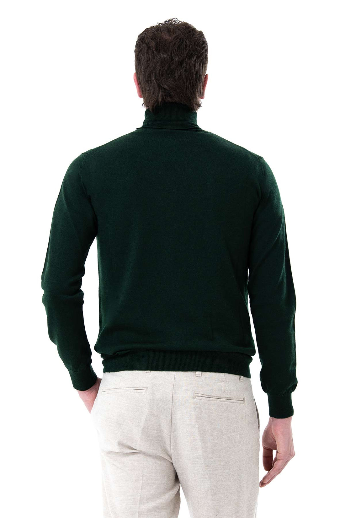 Pure wool turtleneck sweater