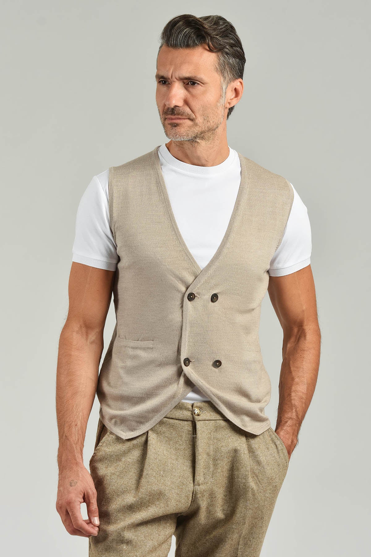 Gilet doppio petto