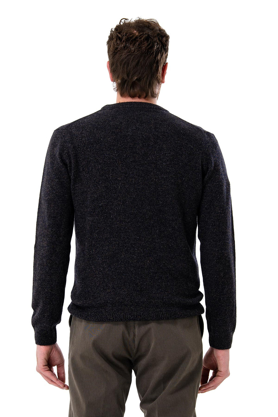 Mouliné crew neck sweater