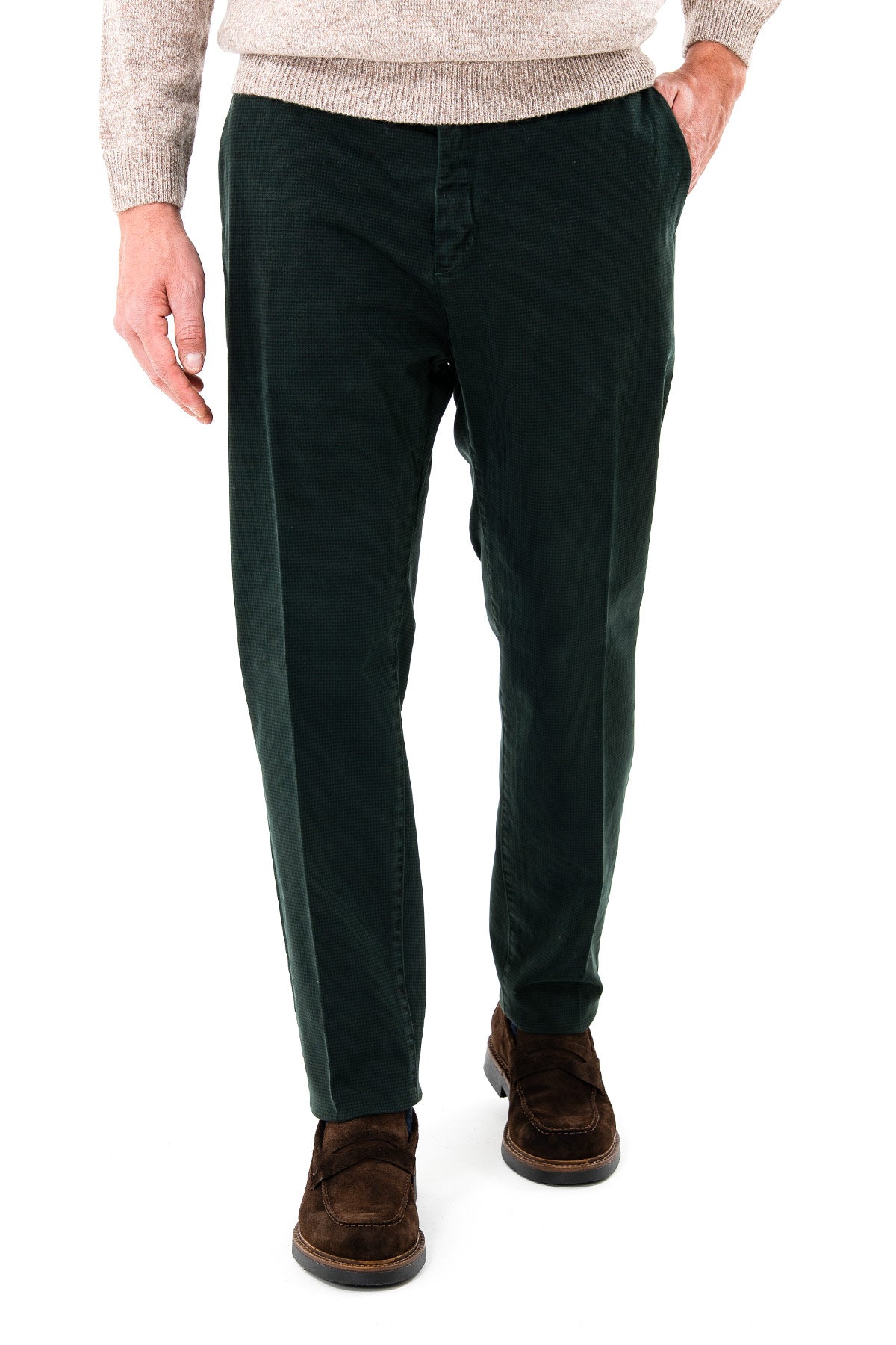 Trousers with elastic waist