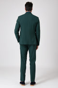 Abito doppiopetto nero drop7 - Verde
