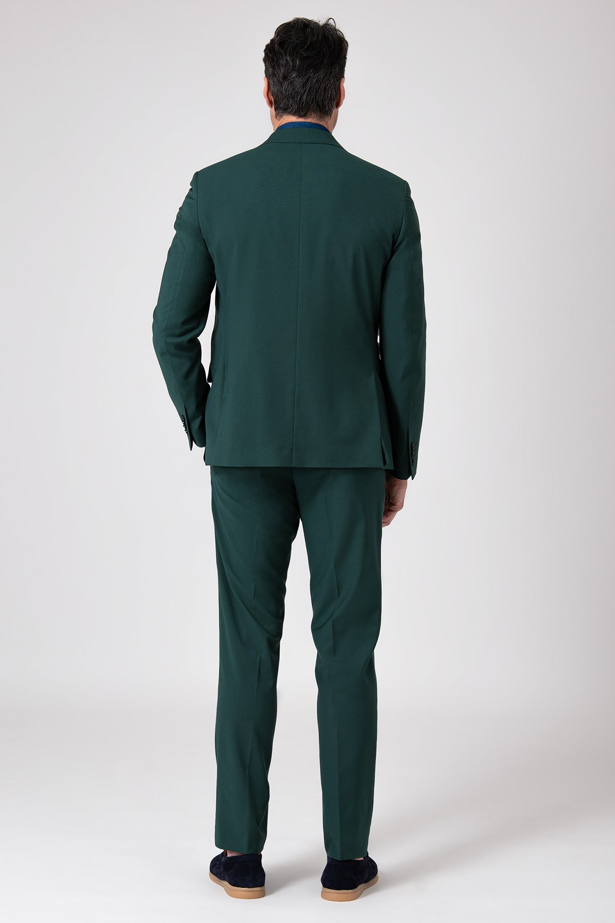 Abito doppiopetto nero drop7 - Verde