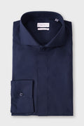 Camicia da uomo in cotone con abbottonatura nascosta Borromini Firenze