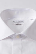 Camicia Bianco Slim Con Pattina Francese - Bianco - dettaglio