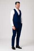 Gilet nero doppiopetto sartoriale - Indaco