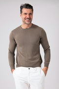 Girocollo in maglia leggera - Fango
