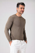 Girocollo in maglia leggera - Fango