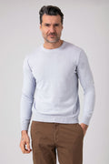 Girocollo in maglia leggera - Marmo