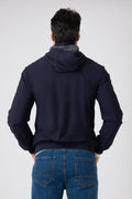 Giubbino tecnico con cappuccio - Navy