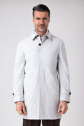 Impermeabile collo camicia - Ghiaccio